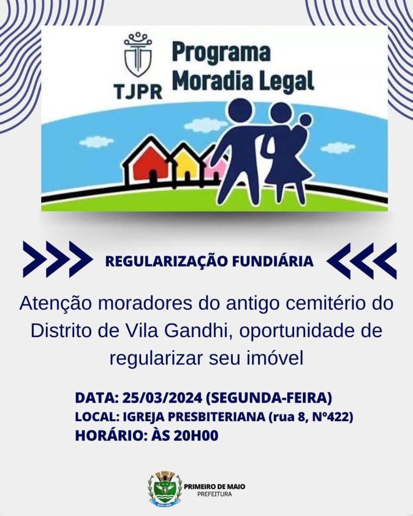 Tributech - Reub, Regularização Fundiária, Município de Primeiro de Maio/PR