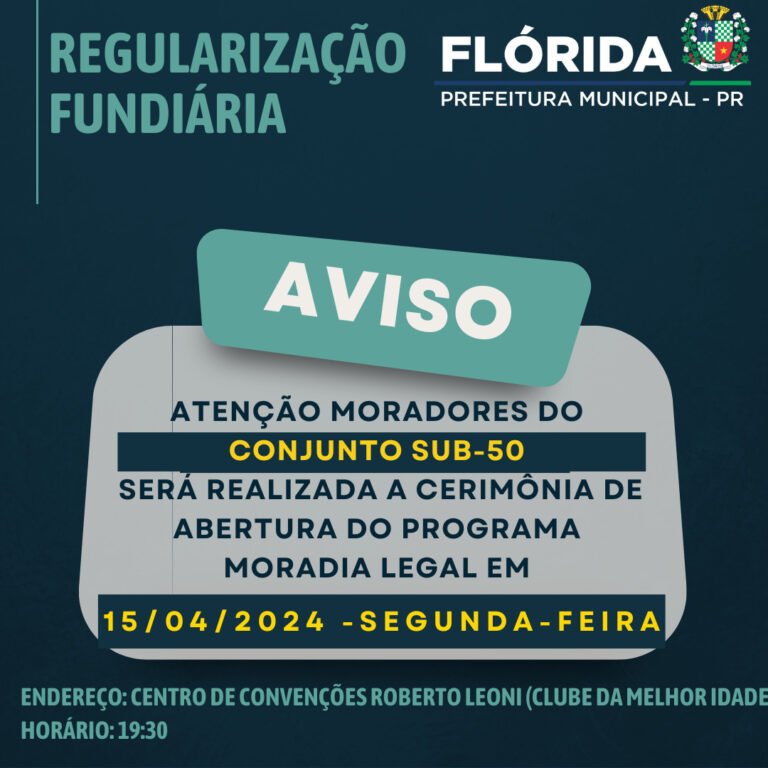 Tributech – Regularização Fundiária em Flórida/PR