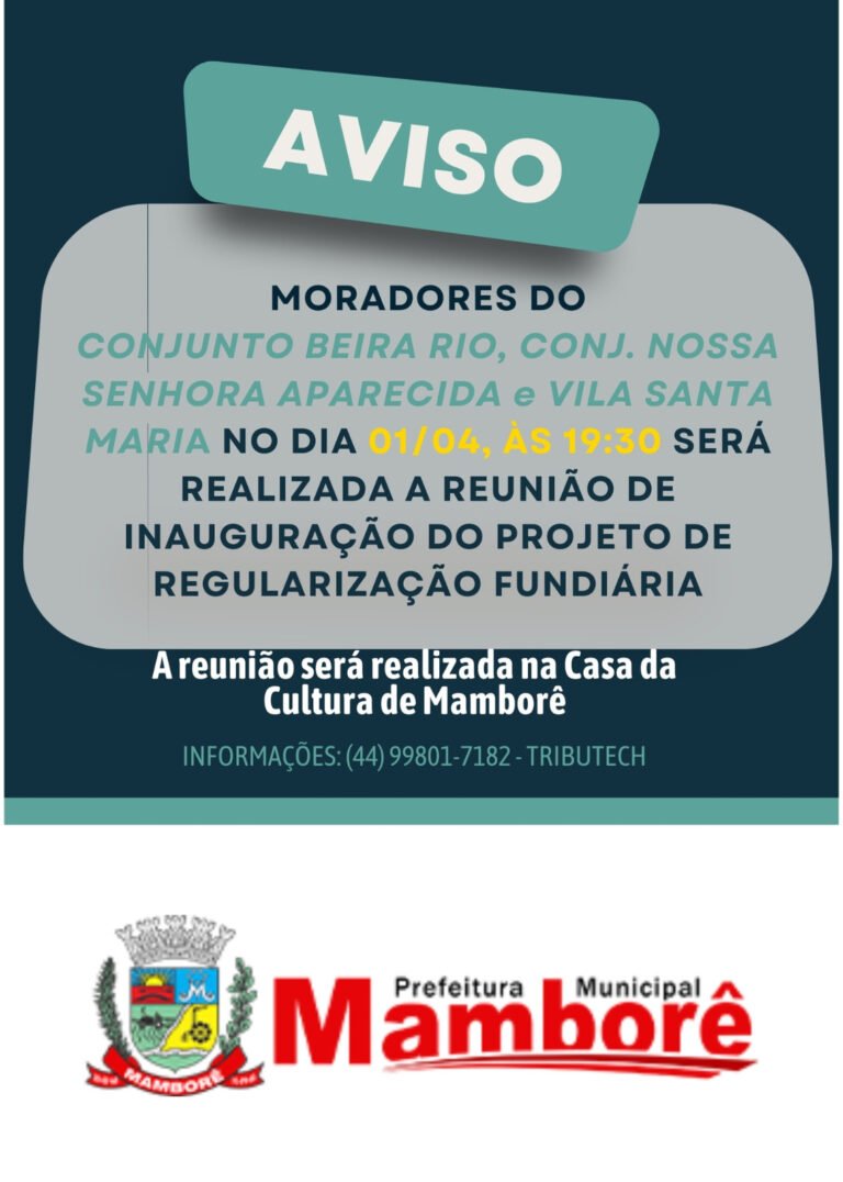 Tributech - Regularização Fundiária - Mamborê/PR