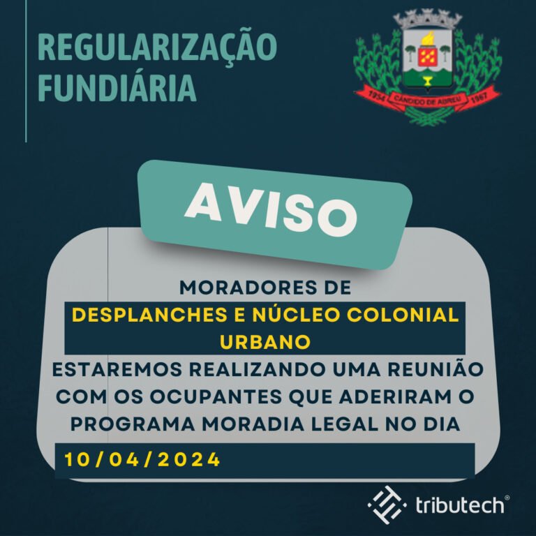 Tributech – Regularização Fundiária – Candido de Abreu/PR