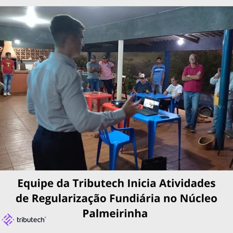 Equipe da Tributech Inicia Atividades de Regularização Fundiária no Núcleo Palmeirinha 