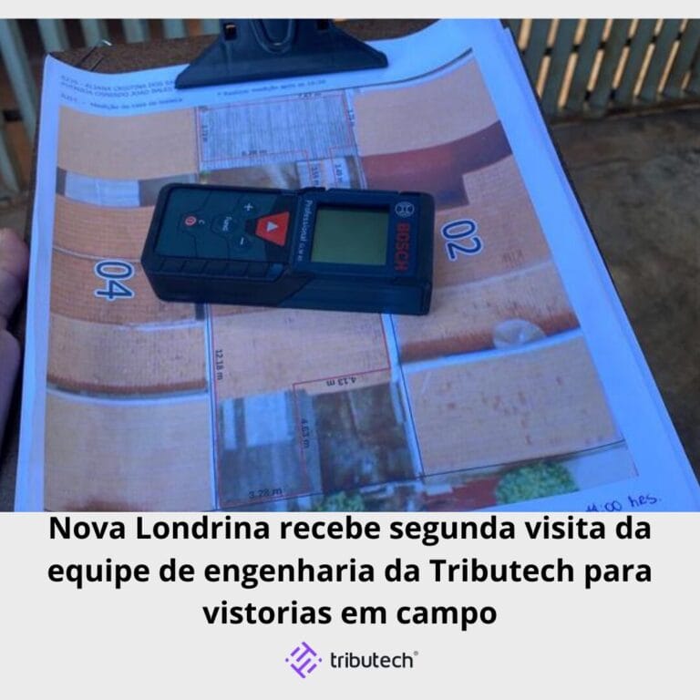 Nova Londrina recebe segunda visita da equipe de engenharia da Tributech para vistorias em campo