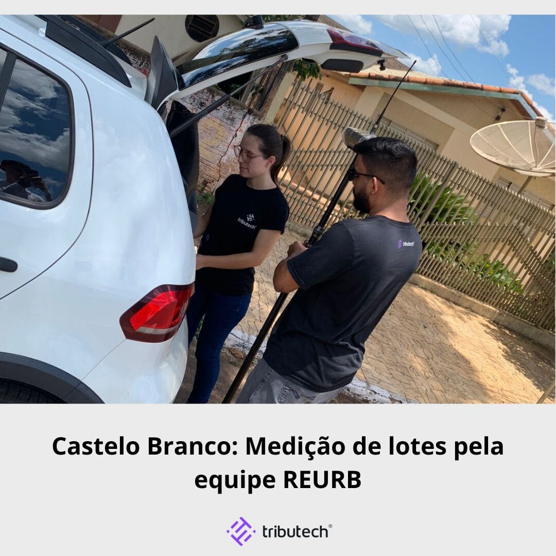 medição de lotes