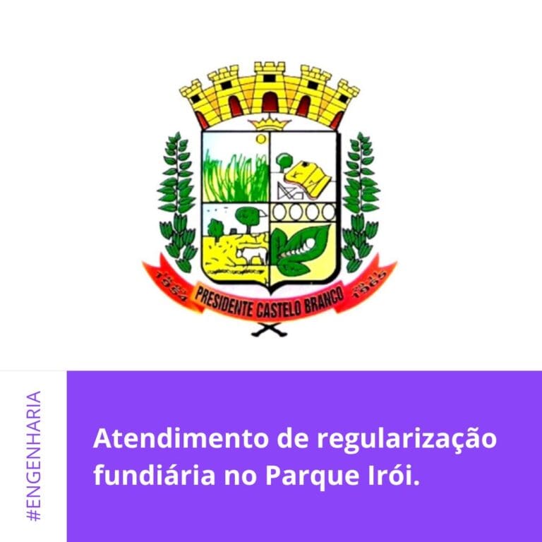 Atendimento de regularização fundiária no Parque Irói, em Presidente Castelo Branco