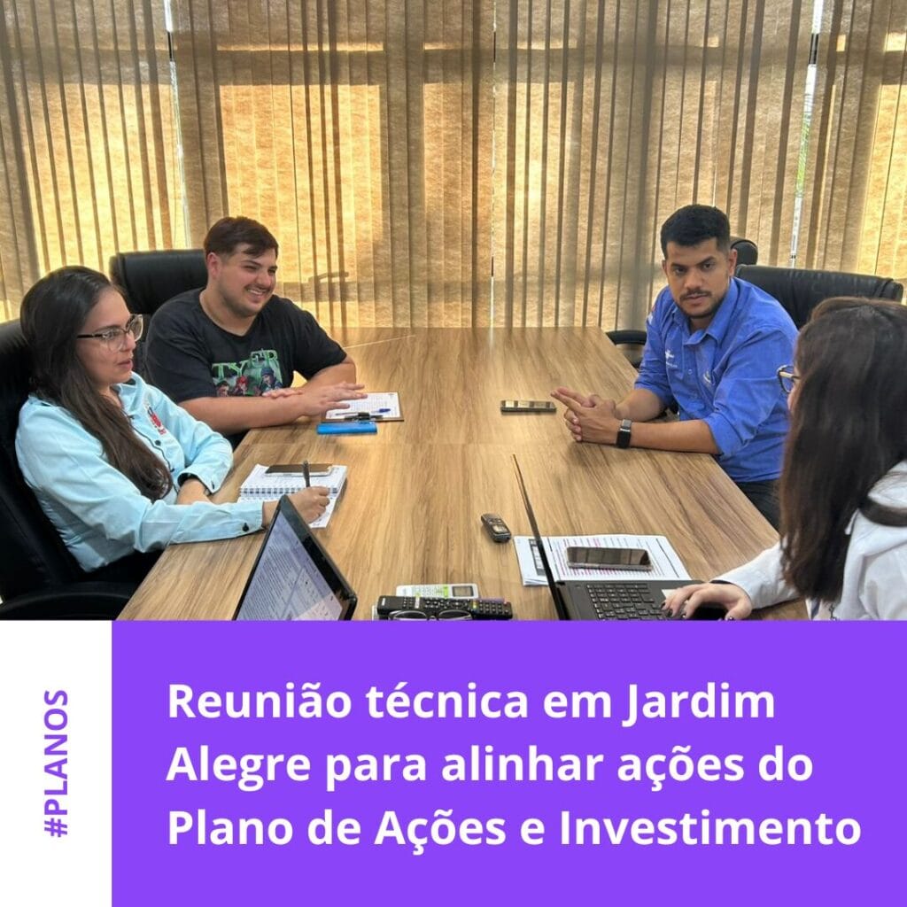Equipe da Tributech participa de reunião técnica em Jardim Alegre para alinhar ações do Plano de Ações e Investimento