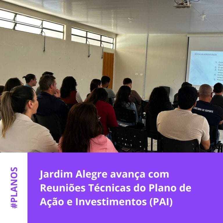 Jardim Alegre avança com Reuniões Técnicas do Plano de Ação e Investimentos (PAI)